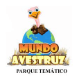 Avestruz sale de un planeta tierra