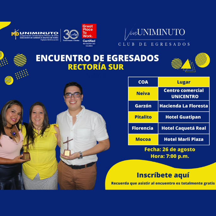 Encuentro de Egresados Rectoría Sur Encuentro de Egresados Rectoría Sur