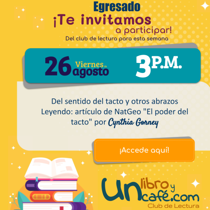 Club de lectura: "El poder del tacto" Club de lectura: "El poder del tacto"