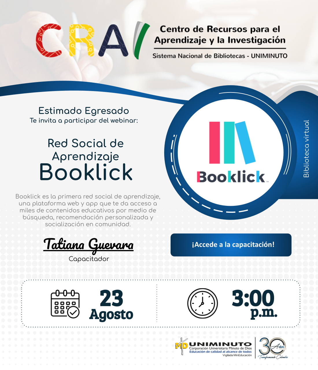 Red social de aprendizaje Booklick